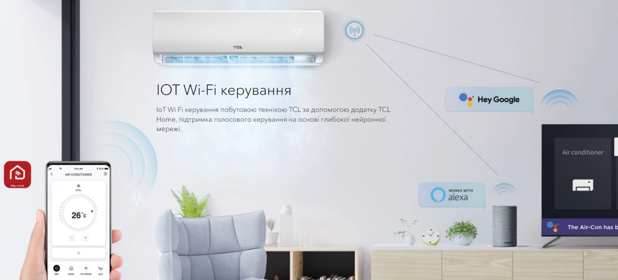 TCL Elite CHSD Inverter настінні блоки з білою ребристою панеллю FMA-09CHSD/DVI — Photo 17