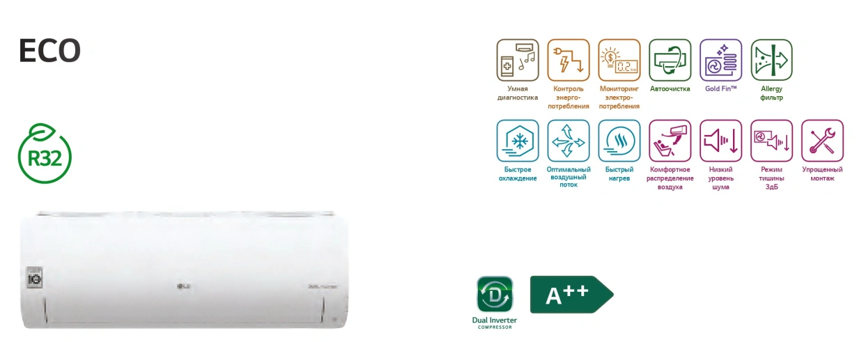 Lg Eco DualCool Inverter S12EQ — Photo 13