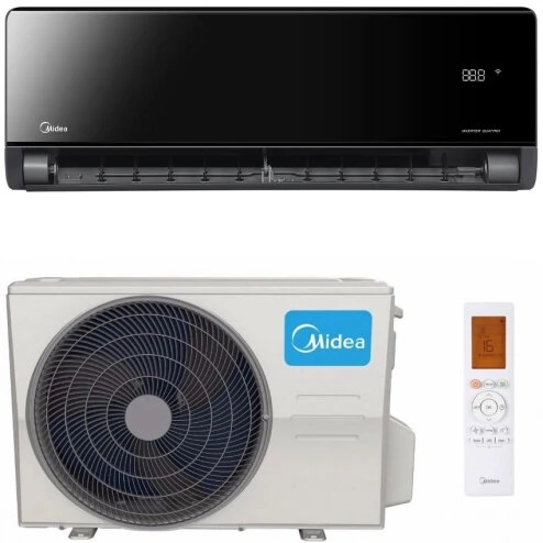 Midea Penrose Black DC Inverter MSXT-12HRFN8-BLACK-I/MSXT-12HRFN8-BLACK-O — Photo 3